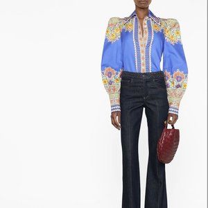 Zimmerman Body printed long-sleeved shirt